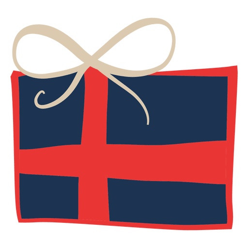 Geschenkbox flaches Symbol 83 PNG-Design