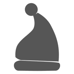 Grey santa claus hat icon 6 PNG Design