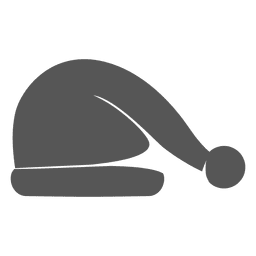 Grey santa claus hat icon 8 PNG Design
