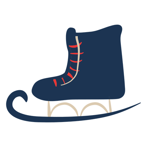 Icono plano patinaje sobre hielo 84 Diseño PNG