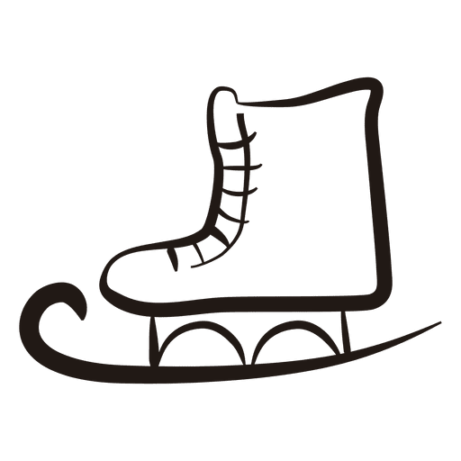 Icono de trazo de patinaje sobre hielo 56