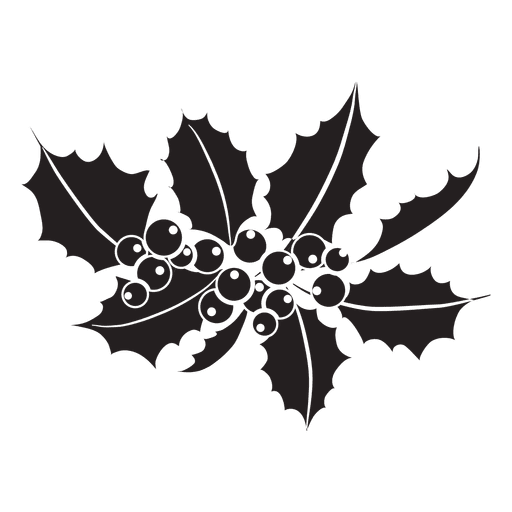 Mistletoe silhouette icon 10 PNG Design