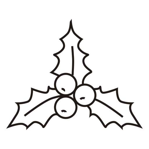 Mistelschlag-Symbol 44 PNG-Design