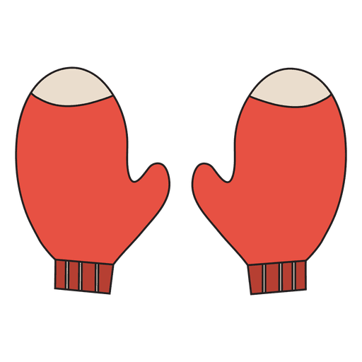 Fäustlinge Cartoon-Symbol 34 PNG-Design