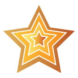 Desenho de estrela multi 05 Desenho PNG