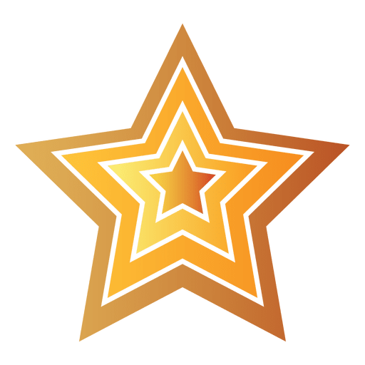 Desenho de estrela multi 05 Desenho PNG