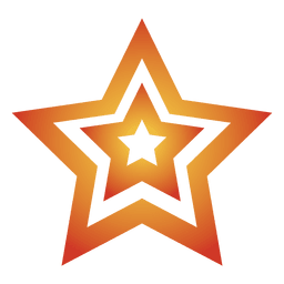 Dibujos animados de múltiples estrellas 06 Diseño PNG