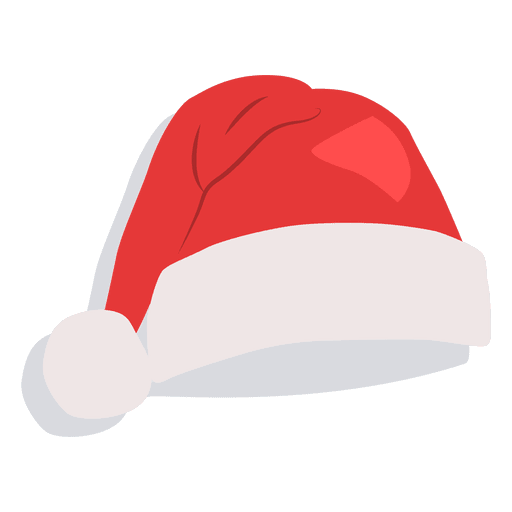 Ícone de sombra projetada chapéu de Papai Noel vermelho 21 Desenho PNG