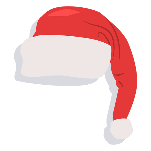 Sombrero rojo de santa claus icono de sombra 22 Diseño PNG