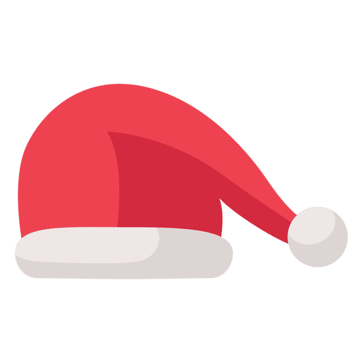 Ícone plano 14 de chapéu de Papai Noel vermelho - Baixar PNG/SVG