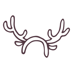 Reindeer antler costume hand drawn icon 48 Reindeer antler costume hand drawn icon 48