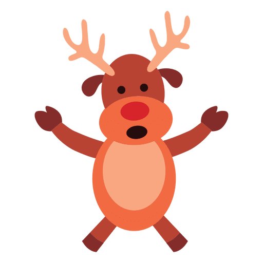 Reindeer arms spread talking 68