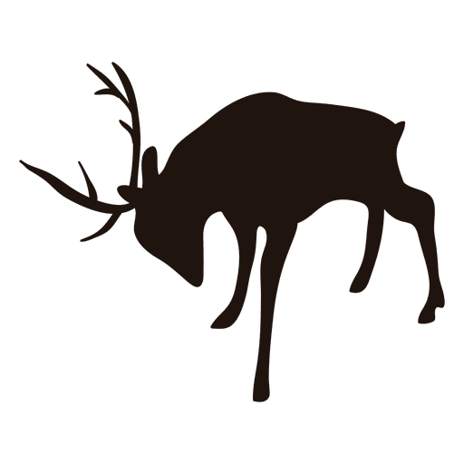 Download Reindeer silhouette standing 52 - Transparent PNG & SVG ...