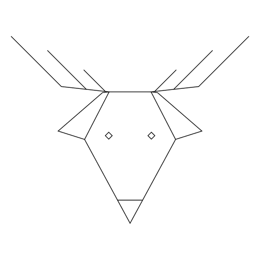 Rentierschlag Symbol 73 PNG-Design