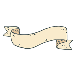 Farbband Hand gezeichnete Cartoon-Symbol 13 PNG-Design