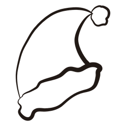 Santa hat stroke icon 57 PNG Design