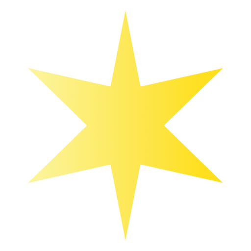 Desenho de estrela afiada 03 Desenho PNG