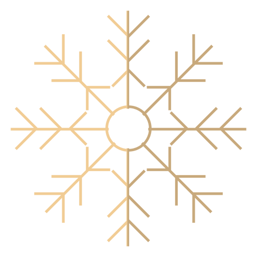 Schneeflocken-Cartoon-Symbol 16 PNG-Design