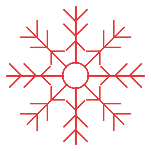 Download Snowflake flat icon red 08 - Transparent PNG & SVG vector file