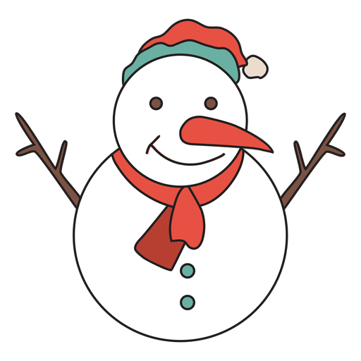 Snowman cartoon icon 32 PNG Design