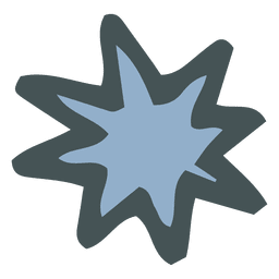 Star burst hand drawn cartoon icon 28 PNG Design Transparent PNG