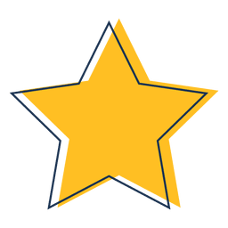 Star cartoon icon 34 PNG Design