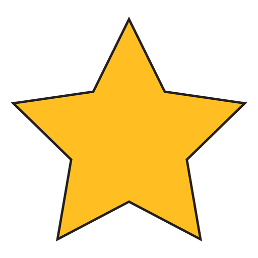 Star cartoon icon 50 PNG Design