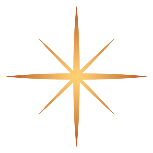 Sternexplosion Gold 10 PNG-Design