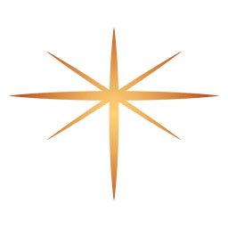 Sternexplosion Gold 8 PNG-Design