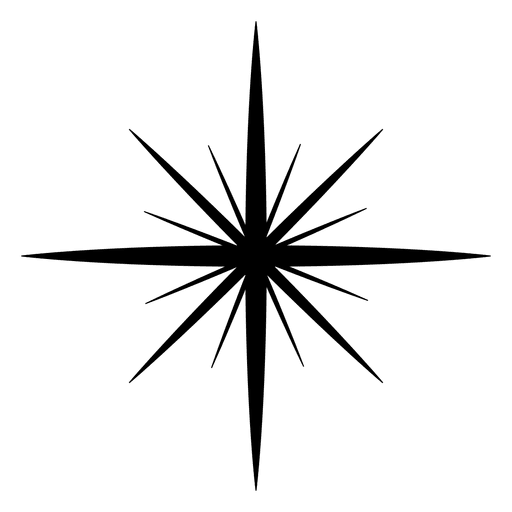 Star explosion silhouette icon 1