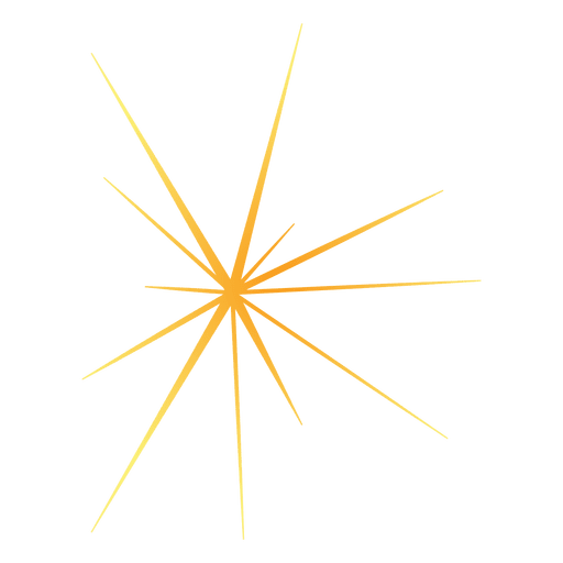 Sternexplosion gelb 6 PNG-Design