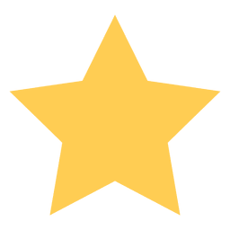 Icono de estrella plana 68 Transparent PNG