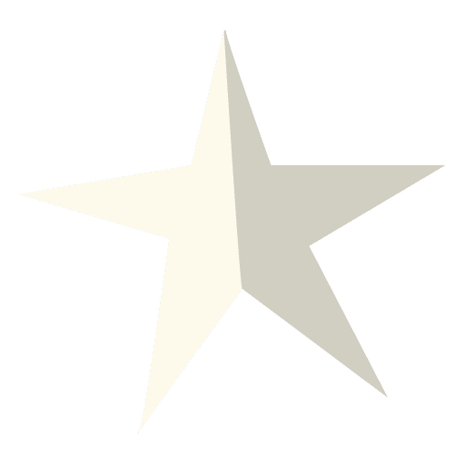 ?cone plano de estrela 20 Desenho PNG
