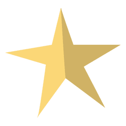 Star flat icon 21 PNG Design Transparent PNG