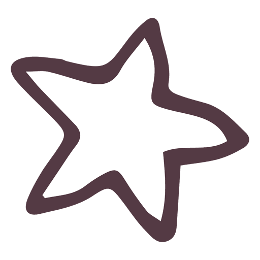 Star hand drawn icon 11 PNG Design