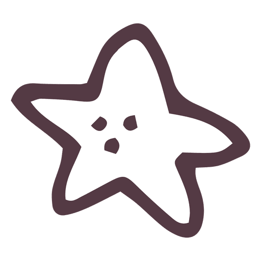 Star hand drawn icon 52 PNG Design