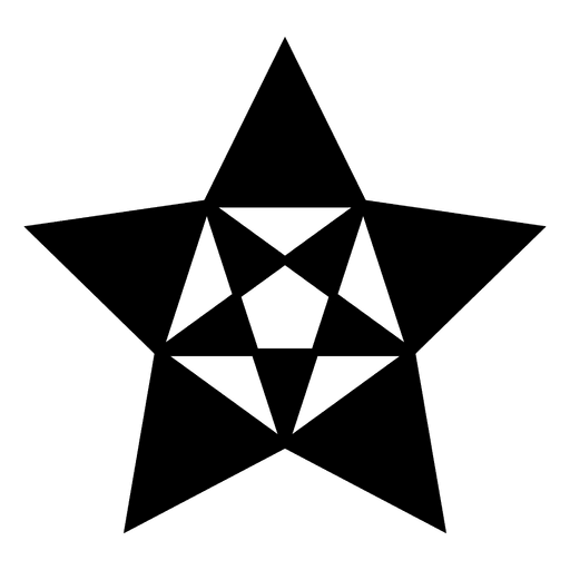 Sternschattenbild 1 PNG-Design