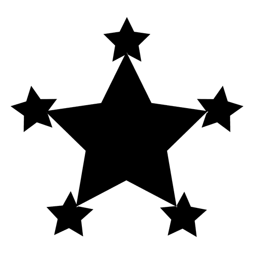 Sternschattenbild 18 PNG-Design