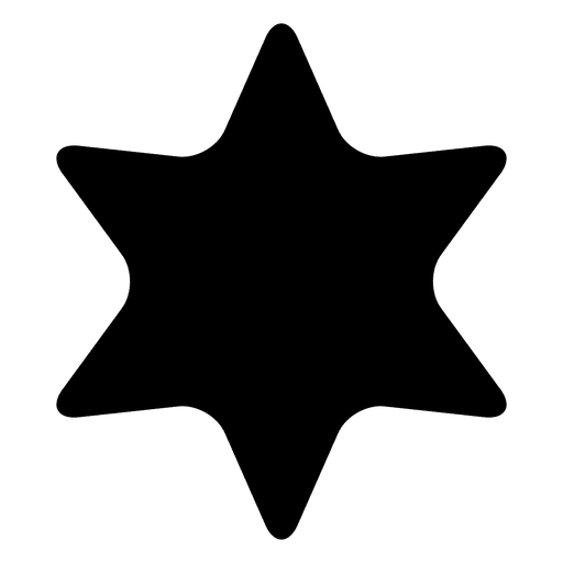 Sternschattenbild 5 PNG-Design