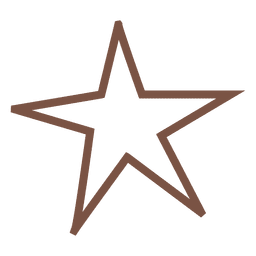 Star stroke icon 81 PNG Design