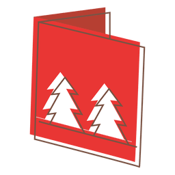 Icono de dibujos animados de tarjeta de felicitación de invierno 63 Diseño PNG