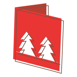 Winter greeting card cartoon icon 63 PNG Design