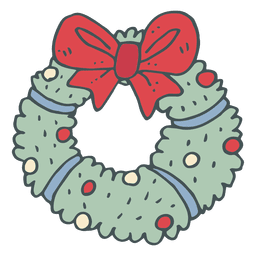 Wreath Hand Drawn Cartoon Icon 56 PNG & SVG Design For T-Shirts