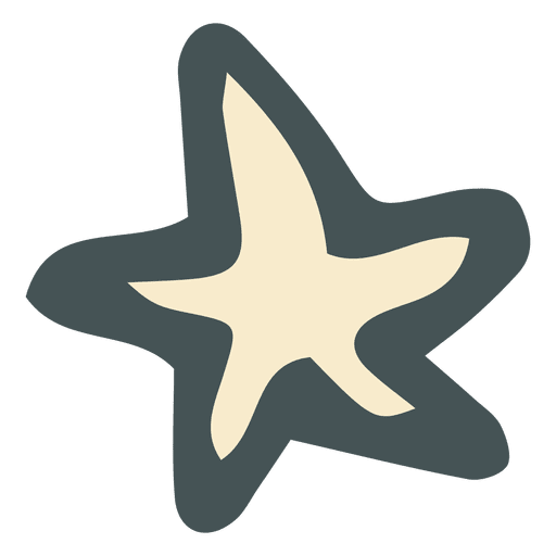 Yellow star hand drawn icon 17