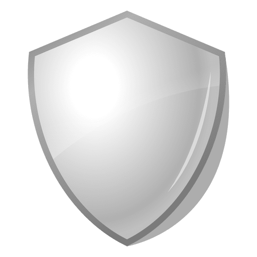 3d glossy shield emblem label