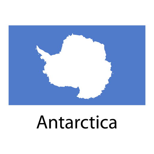 Antarctica national flag PNG Design