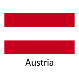 Austria national flag PNG Design
