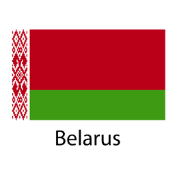 Belarus national flag PNG Design