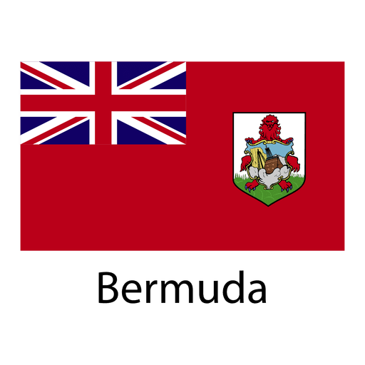 Bandeira nacional das Bermudas Desenho PNG