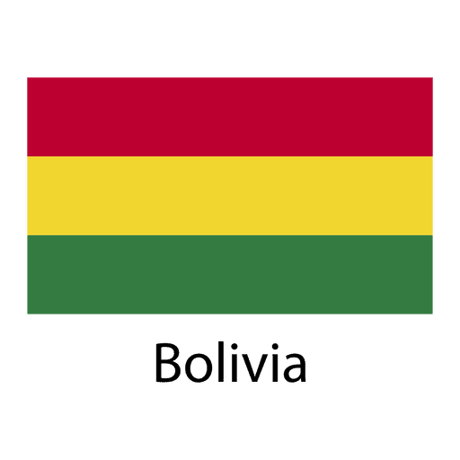 Bandeira nacional da bolívia Desenho PNG